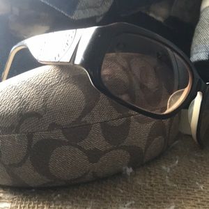 Authentic COACH sunglasses with case